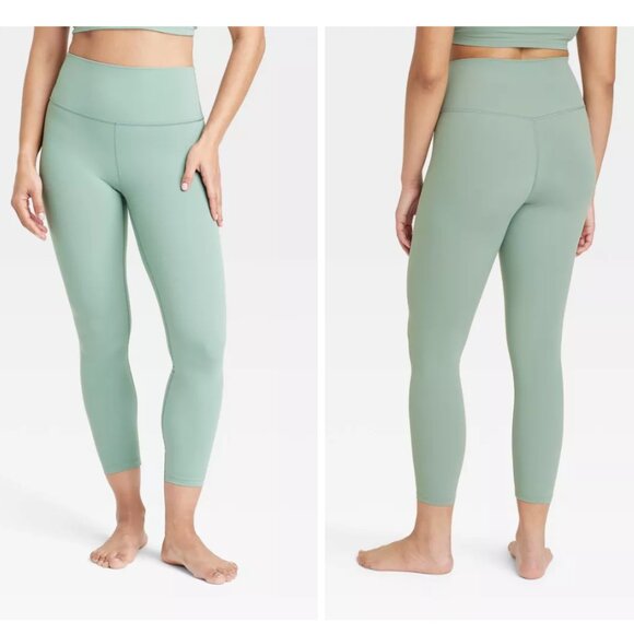 All In Motion | Women’s Everyday Soft High-Rise Piped 7/8 Leggings In Blue - Picture 11 of 13